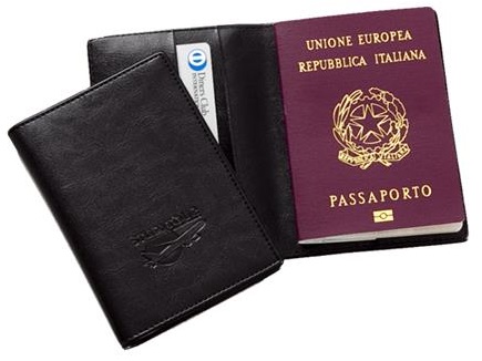 Porta Passaporte em Couro Sintético